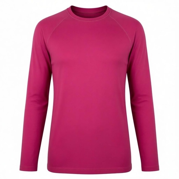 Nike Tops - Nike Pro Combat Dri-Fit Compression Pink Long Sleeve Shirt Size Medium